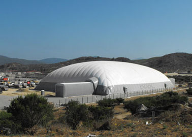 Lều siêu bền bơm hơi khổng lồ Cấu trúc xây dựng không khí trắng để chơi tennis