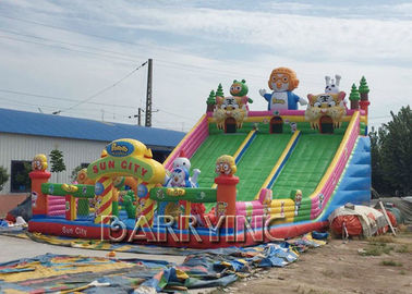In kỹ thuật số PVC 0.55mm Slides Inflatable lớn cho trẻ em / người lớn CE