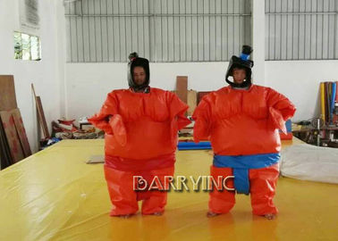 Bên đấu vật ưa thích ăn mặc người lớn inflatable mô hình sumo phù hợp với trang phục với pin