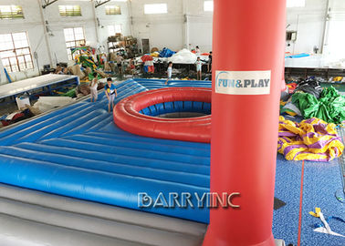 Trò chơi thể thao inflatable thương mại khổng lồ cho bóng chuyền sân bóng chuyền inflatable