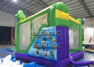 Vật liệu PVC Inflatable Bouncer Castle Với Slide 4m * 5m * 4m không thấm nước