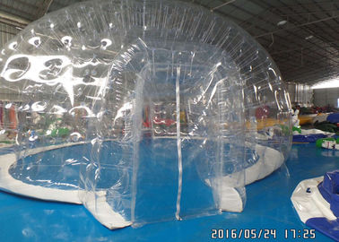 Thương mại trong suốt rõ ràng Bubble Tent ngoài trời Inflatable cắm trại lều với phòng
