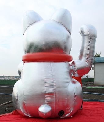 Sản phẩm quảng cáo bơm hơi chiều cao PVC 6m Mèo Fortune Phim hoạt hình tùy chỉnh