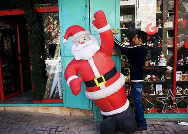 25 Ft / Customized Inflatable Sản phẩm quảng cáo Giant Inflatable Santa Đối với cửa hàng