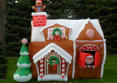 Tuỳ chỉnh Bounce Inflatable quảng cáo sản phẩm Giáng sinh nhà cho lễ hội Giáng sinh