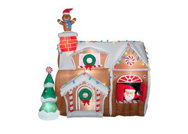 Tuỳ chỉnh Bounce Inflatable quảng cáo sản phẩm Giáng sinh nhà cho lễ hội Giáng sinh