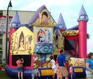 Công chúa Disney theo chủ đề Inflatable trả lại nhà thương mại cấp cho trẻ em