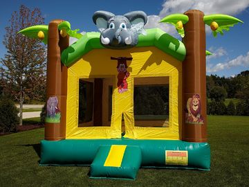 Sử dụng nhà thương mại Lâu đài bouncy inflatable, nhà bouncer inflatable nhà nhảy với slide