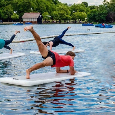 Drop Stitch Vải Inflatable Air Track Gymnastic Water Inflatable Yoga Mat