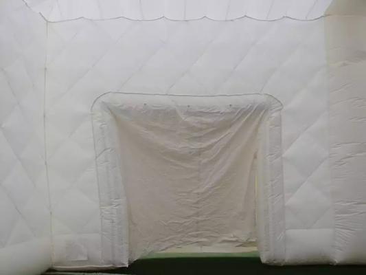 Khối lều bơm hơi PVC 0,55mm cho các sự kiện lớn Màu trắng
