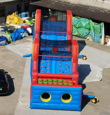 Khóa học vượt chướng ngại vật 5k PVC đầy màu sắc Bounce House cho trẻ em và người lớn