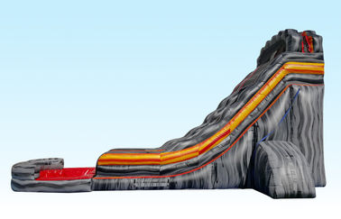 Custom Made xám Giant Inflatable Slide, thổi lên Slide nước cho người lớn
