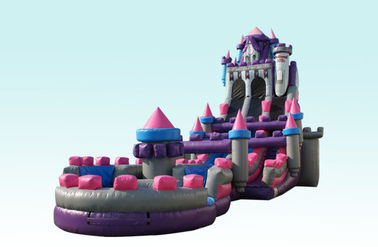 Đặc biệt 29Ft Medieval Times Inflatable trượt lâu đài nước hình cho trẻ em
