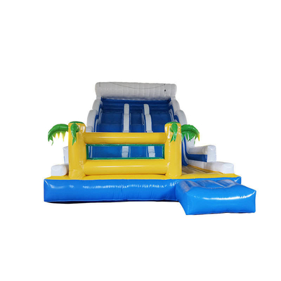 Đầy màu sắc cấp thương mại trượt nước cho thuê trượt nước Bouncy Party Slides