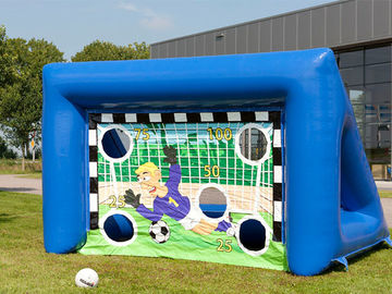 Trò chơi thể thao ngoài trời Inflatable Trẻ em di động Bóng đá Inflatable Mục tiêu bóng đá