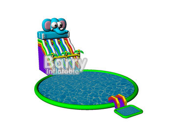 Trẻ em mùa hè chơi trò chơi công viên, voi công viên nước inflatable với CE, EN14960