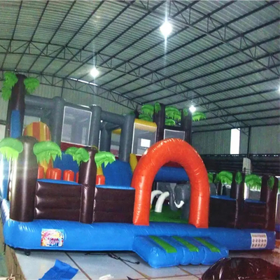 Trò chơi kết hợp bơm hơi PVC Bouncy Jumping Castles Công viên giải trí