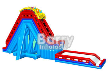 Khổng lồ Inflatable Trượt nước, cao nhất Inflatable Roller Coaster Trượt N Drop Kick
