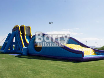 Khổng lồ Inflatable Trượt nước, cao nhất Inflatable Roller Coaster Trượt N Drop Kick