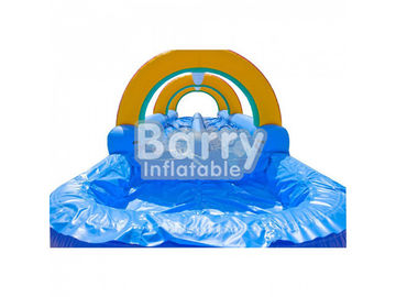 Cầu vồng thương mại Inflatable trượt nước Inflatable trượt và trượt cho trẻ em