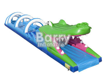 Bền Plato PVC Tarpaulin Inflatable nước Slides cho mùa hè trò chơi bơm hơi