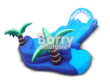 Jungle Lawn Inflatable Trượt Nước Cây Dừa Trượt Inflatable N Trượt Cho Trẻ Em