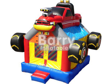 Monster Truck Inflatable Jumping House EN71 Được chấp thuận Kids Blow Up Nhà Bounce