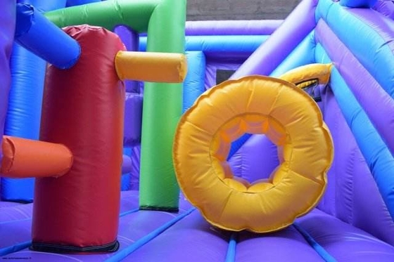 Sân sau Unicorn Bouncy Castle Thuê Inflatable Bouncer House Kids