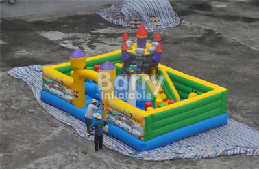 Inflatable Fun City Castle Theo chủ đề Công viên giải trí Inflatable Sân chơi Thiết bị