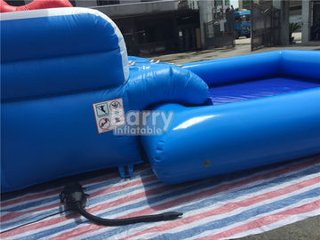 Thương mại lớp bạch tuộc trượt nước inflatable với nhỏ có thể tháo rời hồ bơi