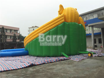 Công viên nước Inflatable thương mại lớn với thiết kế trượt voi