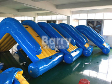 Thương mại 4 * 2 * 2 M Nổi Trượt Nước Inflatable Với 0.9 mét Bạt PVC