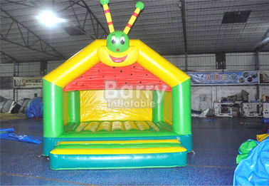 Durable Caterpillar Castle Kids Bouncers Inflatable cho sân sau / sân chơi