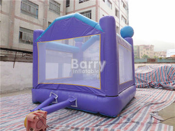 Xe hơi ngoài trời Lâu Đài Bouncy Inflatable An Toàn Chuyên Nghiệp Màu Tím Nhà Bounce Bên