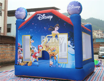 Trẻ em ngoài trời inflatable bouncer disney công chúa moonwalks cho sự kiện / lễ hội