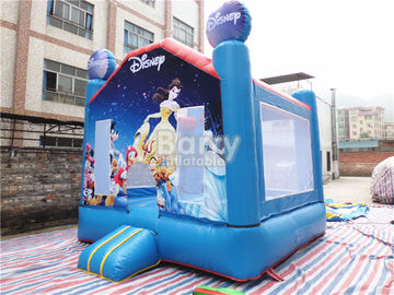 Trẻ em ngoài trời inflatable bouncer disney công chúa moonwalks cho sự kiện / lễ hội