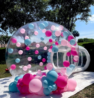 Nhà bong bóng bơm 3 mét rõ ràng cho trẻ em hoặc người lớn