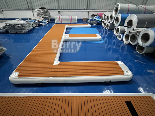 Tùy thuộc vào kích thước Capacity Inflatable Floating Dock Custom Made E Shape Inflatable Jet Ski Dock
