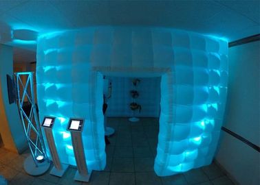 Gian hàng ảnh inflatable lãng mạn LED ánh sáng 2,4m màu thay đổi với quạt gió
