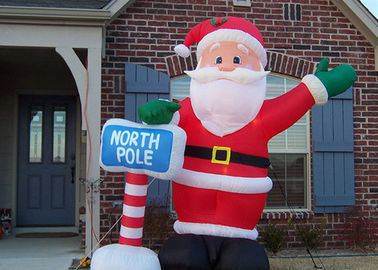 Custom Made Inflatable Quảng cáo Sản phẩm Inflatable Giáng sinh Santa Đối với Liên hoan