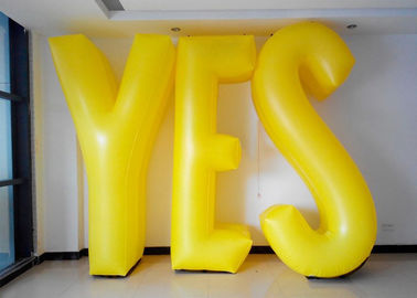 Ngoài trời Inflatable Sản Phẩm Quảng Cáo 3d Oxford Vải Bơm Hơi Khổng Lồ Chữ Logo