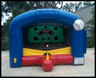 Người lớn trẻ em inflatable trò chơi thể thao / mục tiêu inflatable bóng chày trò chơi với PVC