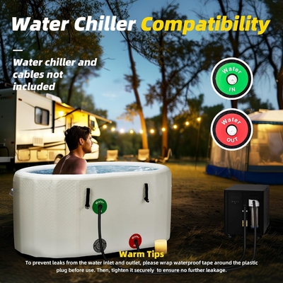 Bồn tắm nước nóng bơm bơm nước lạnh phù hợp cho khu vườn gia đình, phòng tập thể dục, đấu trường và đào tạo trị liệu nước lạnh