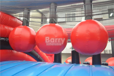 Plato PVC Tarpaulin Insane Thể Thao Inflatable Trở Ngại Tất Nhiên Trò Chơi Wrecking Bóng Inflatable 5 K