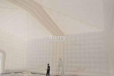 Trắng 15x15 M Lều Bơm Hơi, Custom Made Led Inflatable Đảng Tent Cube Cho Tổ Chức Sự Kiện