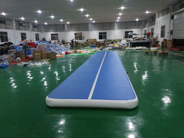 Floating Water Blue Inflatable Thể Thao Trò Chơi Air Track Tumbling Mat Cho Thể Dục Dụng Cụ
