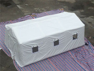 PVC Air Tight trắng khẩn cấp lều khẩn cấp, bệnh viện Inflatable quân đội lều y tế