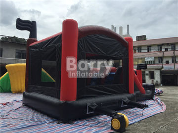 Pirate Ship Bounce Vòng Inflatable Combo Trượt, Inflatable Bouncers Đối với trẻ em bên