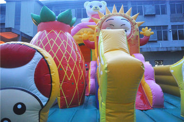 Giant Inflatable Toddler Sân chơi Cheer Amusement Theme động vật CE cấp giấy chứng nhận