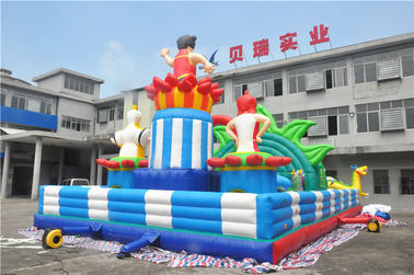 15x8M Inflatable Toddler Sân chơi với Logo in / sân sau trở ngại khóa học